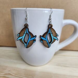 Whale Earrings Handmade Nautical Earrings New